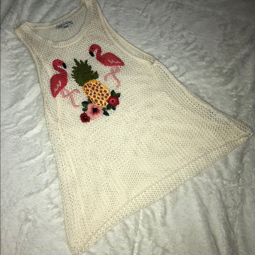 NEVER WORN crochet top